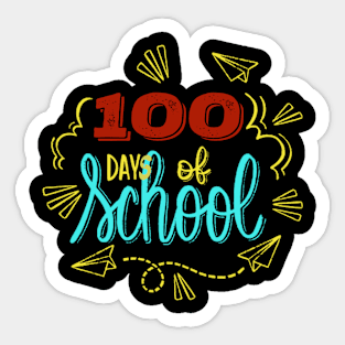 100 days of school Sticker